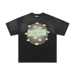 SATOSHI T Shirts High-quality pure cotton trendy unisex heavyweight loose fit fashionable and versatile