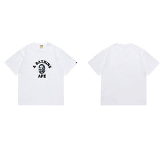 Bathing Shark print T Shirts High-quality 100% cotton streetwear
