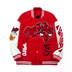 American-style baseball jacket Boys' Retro Embroidered Bomber Jacket (Curry Style) ¨C New 2025 Spring/Autumn Collection