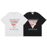 Casablanca T SHIRTS High-quality pure cotton streetwear