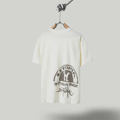 Travis Scott T Shirts Cactus Jack x Utopia Utopia joint model bud limited edition short sleeve