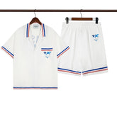Casablanca Beach Shirt & Shorts Set Casual Summer Vacation/Travel Wear (Sold Separately)