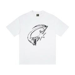CORTEIZ T-shirt Y2K Heavyweight Hands Print Oversized Streetwear T-Shirt