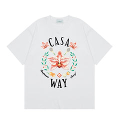 Casablanca T SHIRTS High-quality pure cotton streetwear