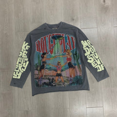 Roughplay Long sleeved shirt Together 2026 SS: Latest Rhinestone Designs from Trendy Euro-American Brands