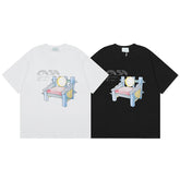 Casablanca T SHIRTS High-quality pure cotton streetwear
