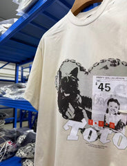 Paly Hollywood T Shirts Heavyweight high-quality pure cotton streetwear