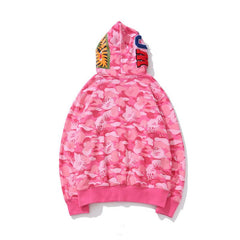 Bathing Shark print Hoodie Casual Large Size Loose Sweater Jacket