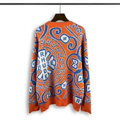 Casablanca knit sweater Bandana Motif All-Over Graphic Oversized Knit Jumper