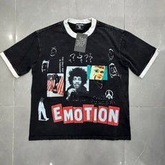 MIXED EMOTION T SHIRTS High-quality streetwear made from 260g pure cotton