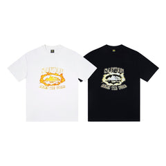 CORTEIZ T-shirt Y2K Flaming Alcatraz Rules The World Printed Oversized Tee