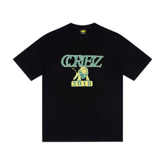 CORTEIZ T-shirt Y2K Retro Lion Graphic 2018 Printed Oversized Streetwear Tee