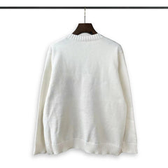 Casablanca knit sweater Retro North‑African Scenic Arch Letter Art