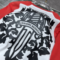 CHH Chrome Heart Long Sleeve Shirt Unisex Fashion Loose Long Sleeve Shirt