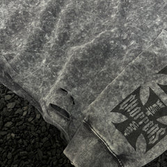 Unisex Vintage sweatshirt West Coast CSFGANG Limited Edition Crewneck Sweatshirt ¨C Heavyweight fabric with a washed, distressed finish and multiple hand-cut, distressed details.