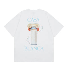 Casablanca T SHIRTS High-quality pure cotton streetwear