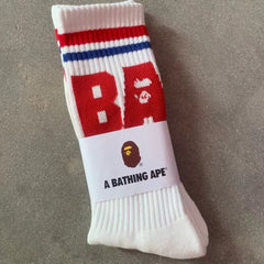 Bathing Shark print Socks ape head socks men and women medium tube towel bottom outdoor actual combat elite training sports basketball socks
