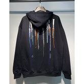 Amiri Hoodie High Street Fashion Prints