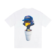 CORTEIZ T-shirt Y2K Hip Hop Road Runner Double Cup Oversized Streetwear T-Shirt