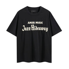 Amiri T Shirts Washed Series Foam-effect font