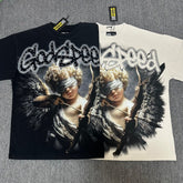 Godspeed T Shirts 100% pure cotton 260g fabric Streetwear fashion Rhinestone