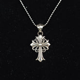Chrome Hearts Necklace Cross Vintage Pendant Versatile for Men and Women