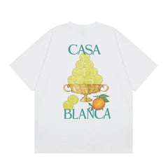 Casablanca T SHIRTS High-quality pure cotton streetwear
