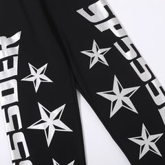 Sp5der Sweatpants Star-print lettering