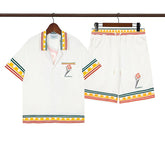 Casablanca Beach Shirt & Shorts Set Casual Summer Vacation/Travel Wear (Sold Separately)