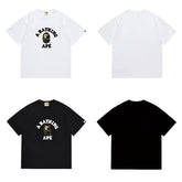 Bathing Shark print T Shirts High-quality 100% cotton streetwear