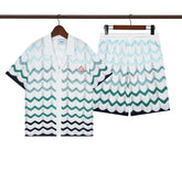 Casablanca Beach Shirt & Shorts Set Casual Summer Vacation/Travel Wear (Sold Separately)