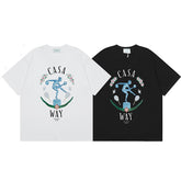 Casablanca T SHIRTS High-quality pure cotton streetwear