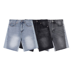 Gallery Dept Denim Shorts Basic-wash denim shorts with side paneling—a versatile, casual, street-style staple.
