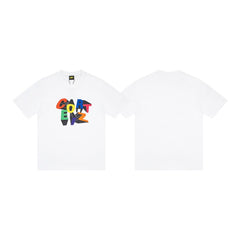 CORTEIZ T-shirt Y2K Heavyweight 3D Letter Printed Oversized Streetwear T-Shirt