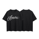Amiri T Shirts Rhinestone
