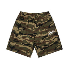 CORTEIZ Shorts Y2K All-Over Tiger Stripe Camouflage Alcatraz Printed Loose Fit Sweat Shorts