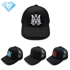 Amiri hat embroidered diamond hat