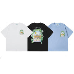 Casablanca T SHIRTS High-quality pure cotton streetwear