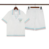 Casablanca Beach Shirt & Shorts Set Casual Summer Vacation/Travel Wear (Sold Separately)