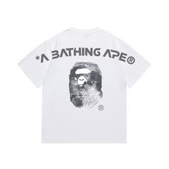 Bathing Shark print T Shirts High-quality pure cotton