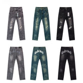 GODSPEED Jeans Denim Godspeed Arch Graphic Oversized Distressed Straight Pants