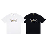CORTEIZ T-shirt Y2K Heavyweight Coin Alcatraz Oval Printed Oversized Streetwear T-Shirt