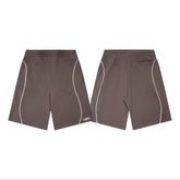 CORTEIZ Shorts Black Loose Fit Sporty Piping Track Shorts – Streetwear Edition