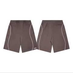 CORTEIZ Shorts Black Loose Fit Sporty Piping Track Shorts – Streetwear Edition