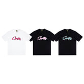 CORTEIZ T-shirt Y2K Heavyweight Neon Outline Script Printed Oversized Streetwear T-Shirt