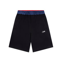 CORTEIZ Shorts Y2K Contrast Elastic Waistband Small Script Logo Loose Fit Sweat Shorts