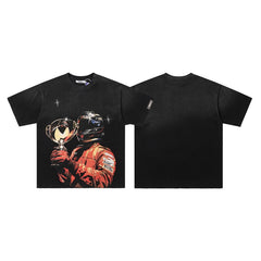DUAA T Shirts High-quality pure cotton trendy unisex heavyweight