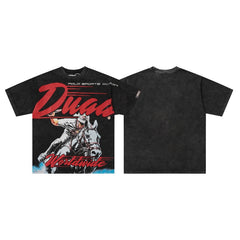 DUAA T Shirts High-quality pure cotton trendy unisex heavyweight