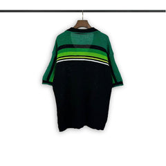 Casablanca knitted short-sleeved sweater Button Front Pocket Knit Two-Piece Set