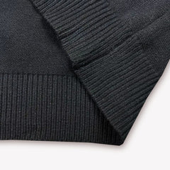 Palm Angel Knit Sweater Small Tropical Palm Accent Contrast‑Color Crewneck Knit Top